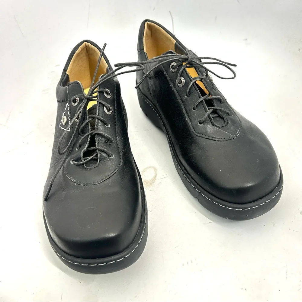Wolky Women's Fantasy Lace-Up Leather Comfort Shoe Size EU 39 Us 8 NWOB